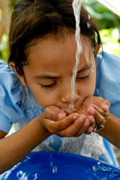 Girl Drinking Water