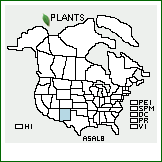 Distribution of Astragalus altus Woot. & Standl.. . 