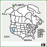 Distribution of Astragalus casei A. Gray ex W.H. Brewer & S. Watson. . Image Available. 