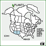Distribution of Astragalus gilensis Greene. . Image Available. 