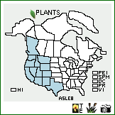 Distribution of Astragalus lentiginosus Douglas ex Hook.. . Image Available. 