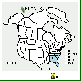 Distribution of Astragalus michauxii (Kuntze) F.J. Herm.. . 