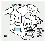Distribution of Astragalus piscator Barneby & S.L. Welsh. . 