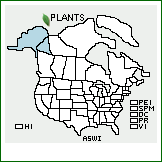 Distribution of Astragalus williamsii Rydb.. . 