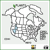 Distribution of Astragalus yoder-williamsii Barneby. . Image Available. 