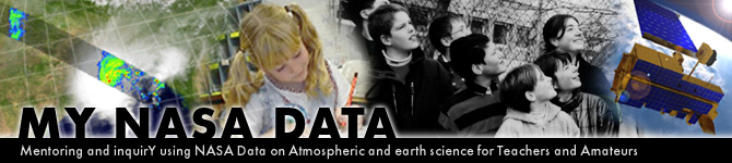 MY NASA DATA Banner