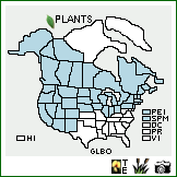 Distribution of Glyceria borealis (Nash) Batchelder. . Image Available. 