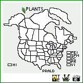 Distribution of Prunus alleghaniensis Porter var. davisii (W. Wight) Sarg.. . Image Available. 