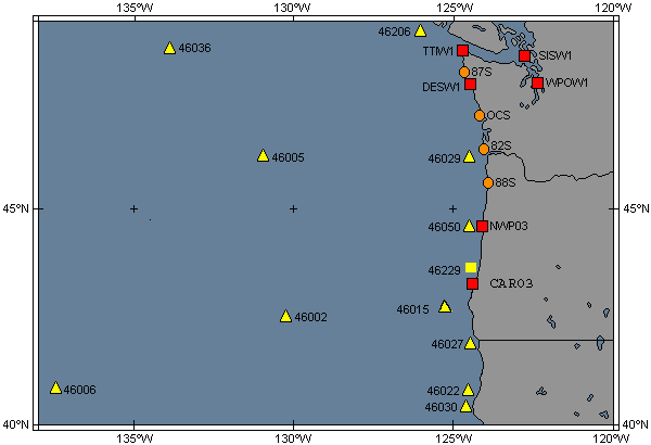 Buoy map