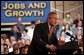 President George W. Bush delivers remarks on the economy in Fridley, Minn., Thursday, June 19, 2003.  White House photo by Tina Hager