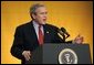 President George W. Bush speaks at the White House Conference on the Economy at the Ronald Reagan Building in Washington, D.C., on Thursday, Dec. 16, 2004. White House photo by Paul Morse