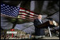 Vice President Dick Cheney delivers remarks Thursday, May 10, 2007 to the troops of the 25th Infantry Division and Task Force Lightning at Contingency Operating Base Speicher, Iraq. White House photo by David Bohrer