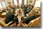 President Bush meets with the democratic members of Congress in the Oval Office July 12, 2001 to discuss the bipartisan-sponsored plan to improve Medicare. White House photo by Paul Morse.