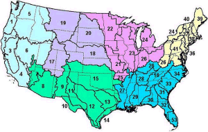 continental ecoregions