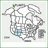 Distribution of Astragalus desperatus M.E. Jones var. desperatus. . 