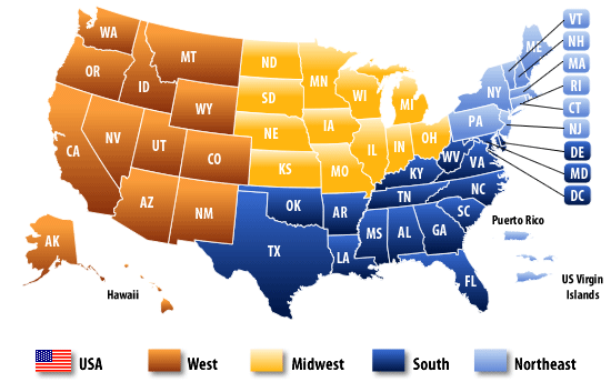 BLS Census Map