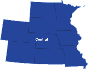 Central Region Map