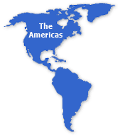 Map of the Americas