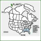 Distribution of Acalypha setosa A. Rich.. . 