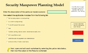 Security Manpower Planning Model