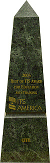 2005 Best of ITS Award winner - Training and Education Category