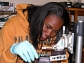 Brittney Perry participates in an undergraduate research program.