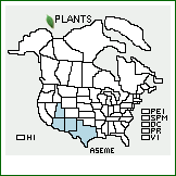 Distribution of Astragalus emoryanus (Rydb.) Cory var. emoryanus. . 