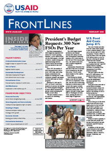 Image: Cover of February 2008 issue of FrontLines - Click on image to download PDF