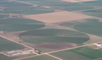 Ariel view of center pivots in the Panhandle of Texas, southern High Plains.