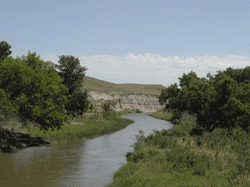 Little White River near Todd/Mellette County line, 432136100520700