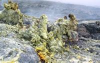 Small hornitos (carlitos) near Cookie Monster Crack Skylight, Mother's Day flow, Kilauea volcano, Hawai'i