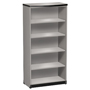 Harmony 33 in. W x 19 in. D Bow Top Five Shelf Bookcase