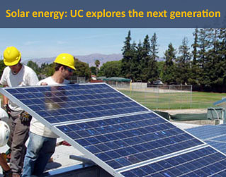 Solar energy: UC explores the next generation