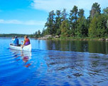 canoers on lake 