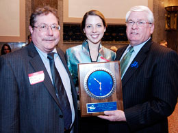 Perry Plumart, Allison Rogers and Dan Beard at Bike Summit