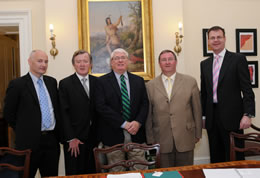 Dan meets with the Irish Legislature