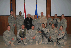 Visit with members of NJ National Guard