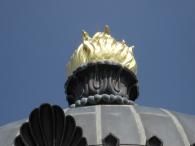 The torch on the Thomas Jefferson Building