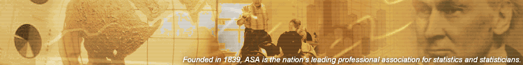 Founded in 1839, ASA is the nation's leading professional association for statistics and statisticians.