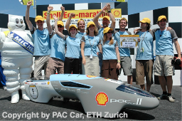 Pac II vehicle and team