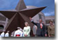 President George W. Bush and Laura Bush greet those at the Bob Bullock History Museum before touring the museum Friday, April 27. WHITE HOUSE PHOTO BY PAUL MORSE