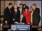 President George W. Bush puts his signature on S. 2845, The Intelligence Reform and Terrorism Prevention Act of 2004, in Washington, D.C., Dec. 17, 2004.  White House photo by Paul Morse