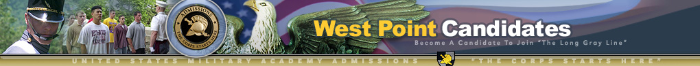 West Point Candidates banner