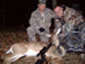 Photo. Aaron Chepley and father Vince Casey during Clearwater Lake's sixth annual mobility impaired hunt.  