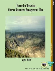 Record of Decison, Alturas Resource Management Plan