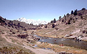 Hot Creek Gorge, Long Valley caldera, California