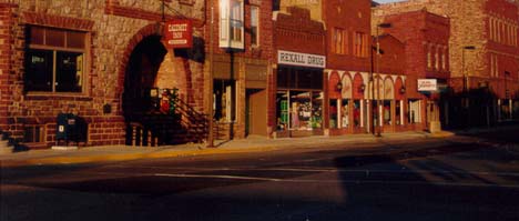 [photo] Buildings within the Pipestone Commercial Historic District