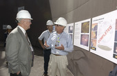 Photo:  Secretary Bodman at Hanford Site