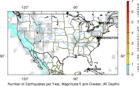 Earthquake Density Map