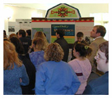 Students listen to a lecture at The International Storytelling Center in Jonesborough, TN.